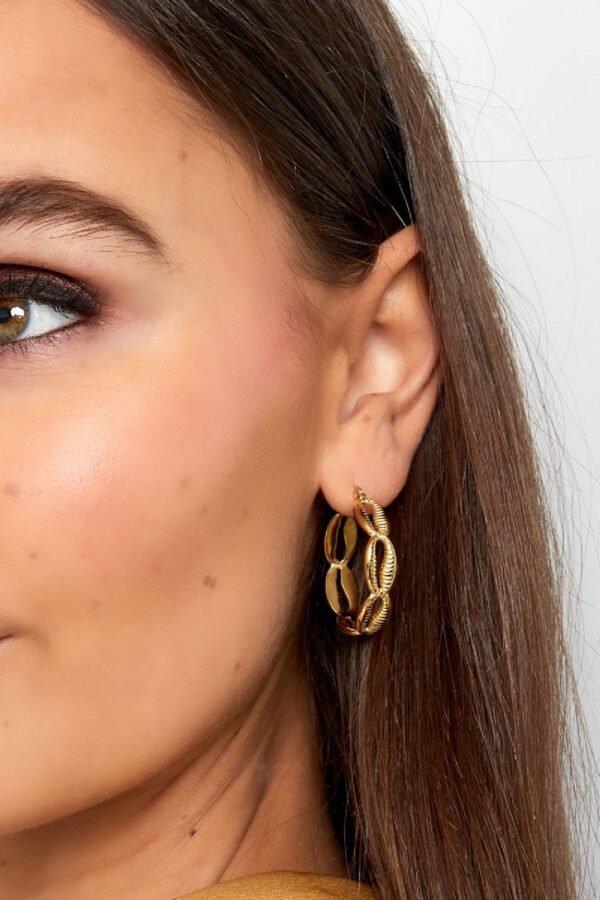 Oorbellen schelpenlook - Afbeelding 3