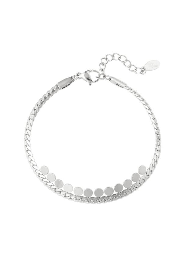 Gevlochten armband met details - Afbeelding 2