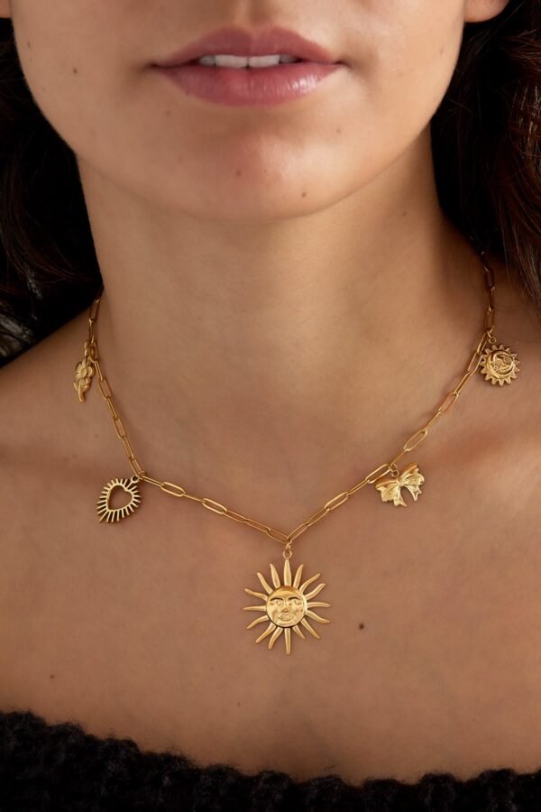Funky charms ketting - Afbeelding 3