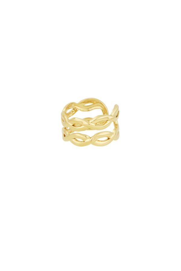 Layered swirl ring - Afbeelding 3