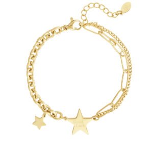 Schakelarmband sterretjes