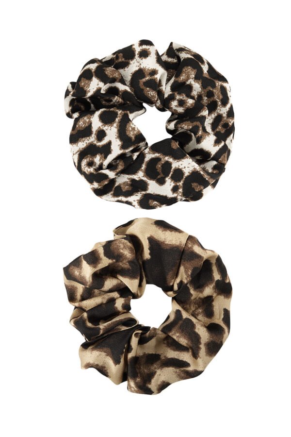 Tijgerprint scrunchies - Afbeelding 2