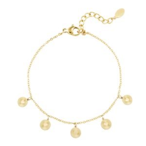 Armband hartjes coins