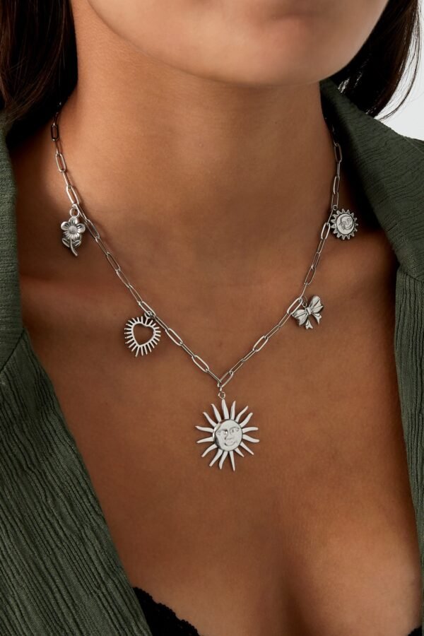 Funky charms ketting - Afbeelding 4