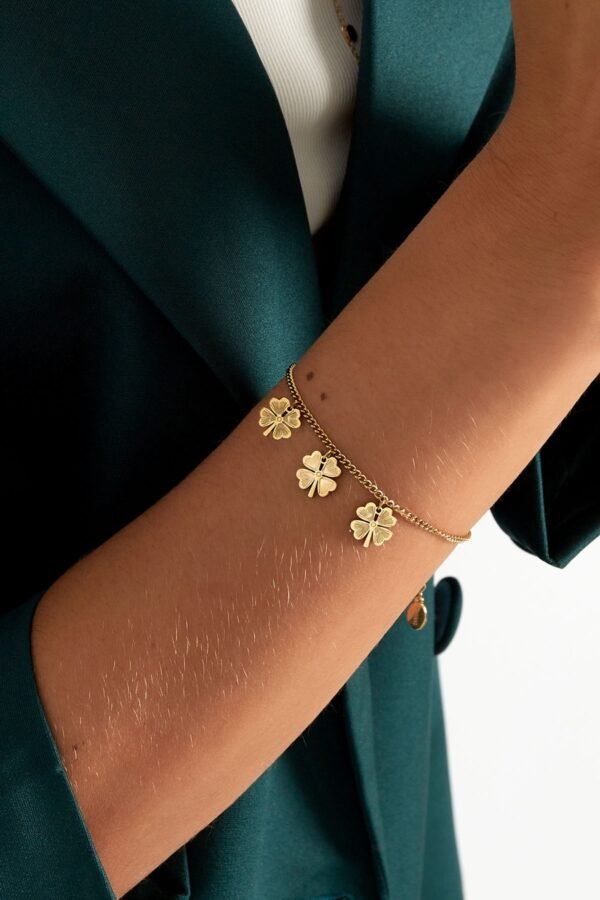 Armband klavertjes - Afbeelding 3