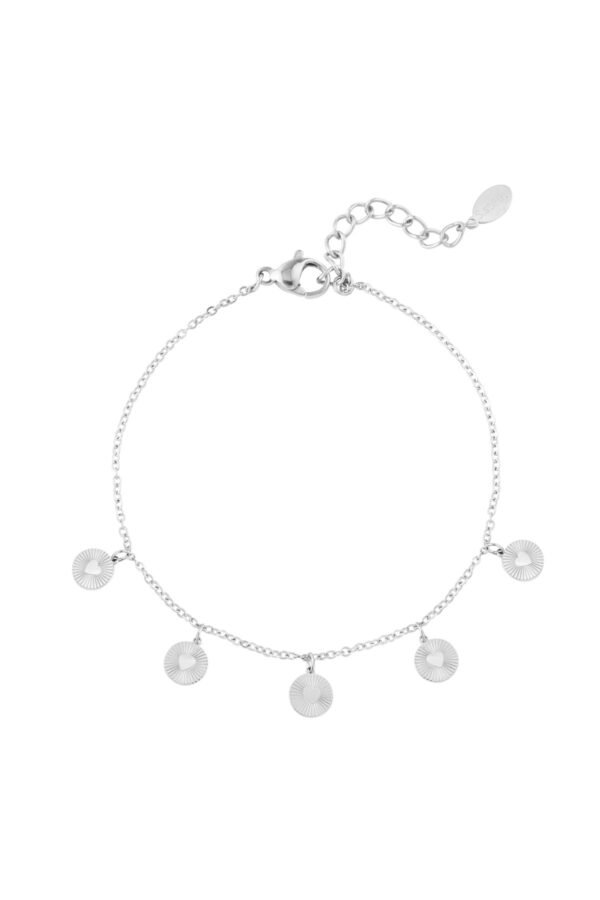 Armband hartjes coins - Afbeelding 2