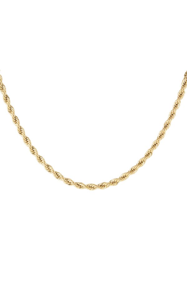 Unisex ketting dik gedraaid