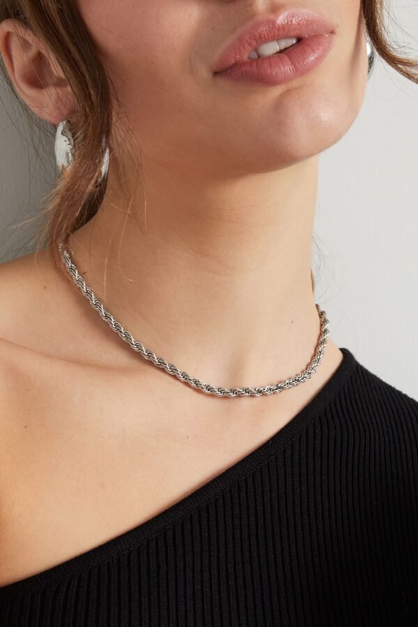 Unisex ketting dik gedraaid - Afbeelding 3
