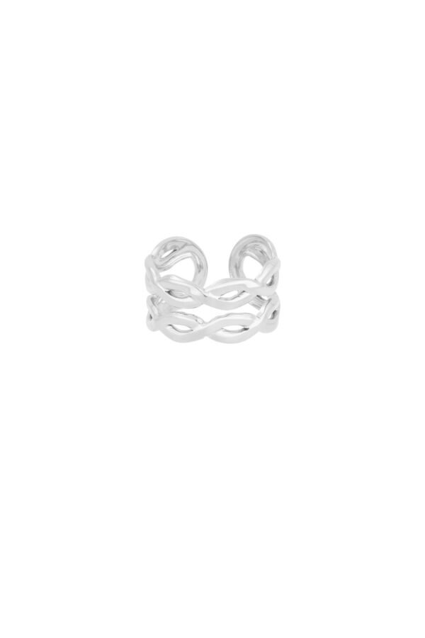 Layered swirl ring - Afbeelding 2