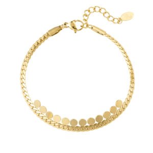 Gevlochten armband met details