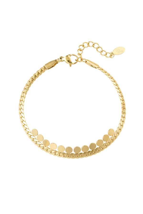Gevlochten armband met details