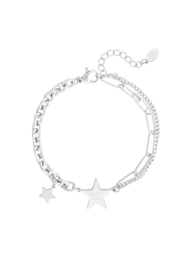 Schakelarmband sterretjes - Afbeelding 2