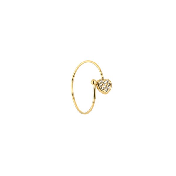 Glitter love ring