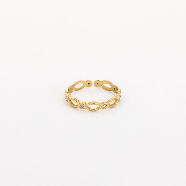 Shimmer circle ring - Afbeelding 4