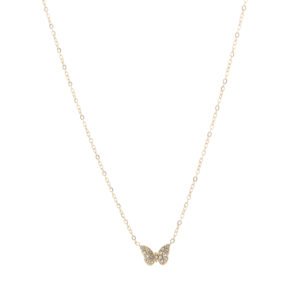 Shiny butterfly ketting