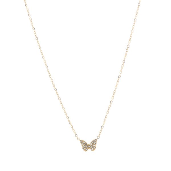 Shiny butterfly ketting