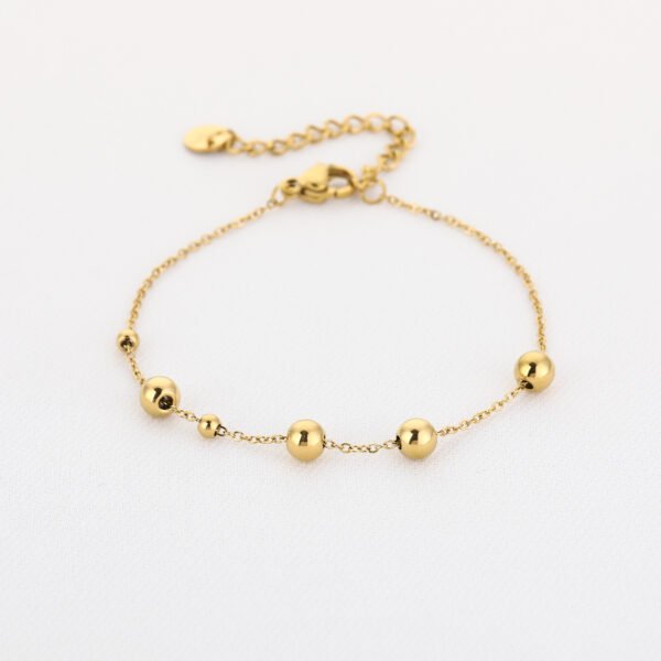 Golden beads armband - Afbeelding 2