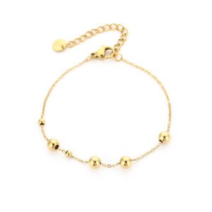 Golden beads armband