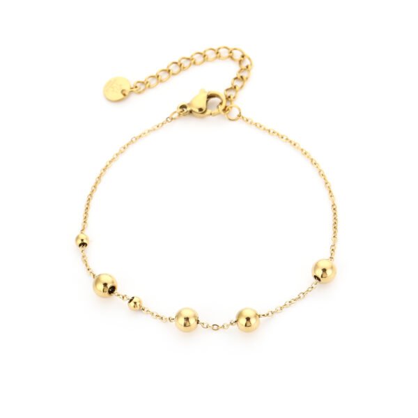 Golden beads armband