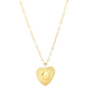 Big heart ketting