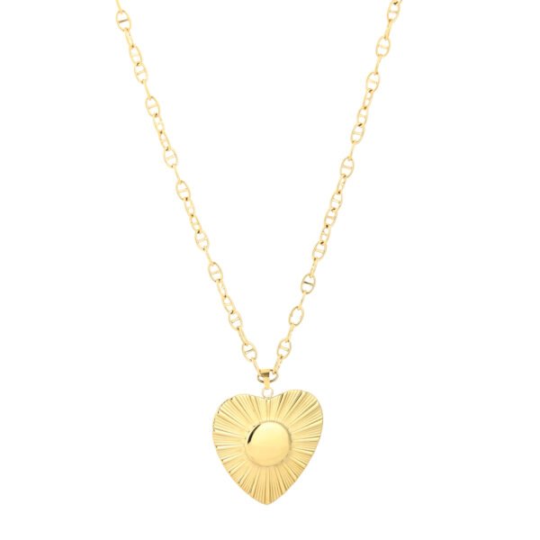 Big heart ketting